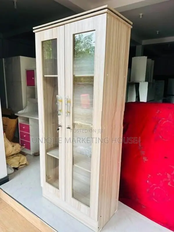 MODERN 2D SMART GLASS DISPLAY CUPBOARDS