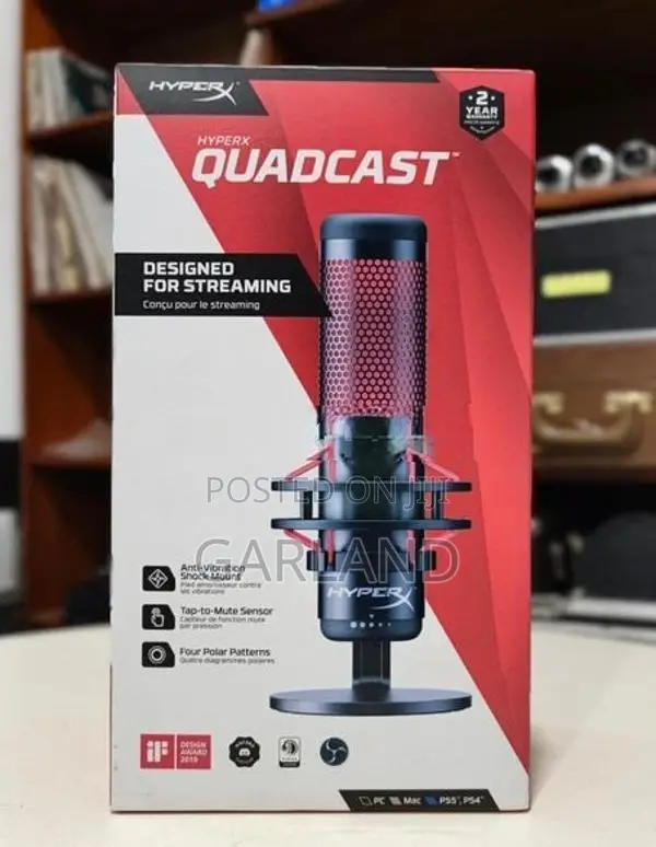 HYPER'X 'QUADCAST' Gaming Microphone-Japan