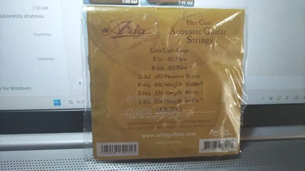Aria Acoustic Guitar Strings Set-Japan