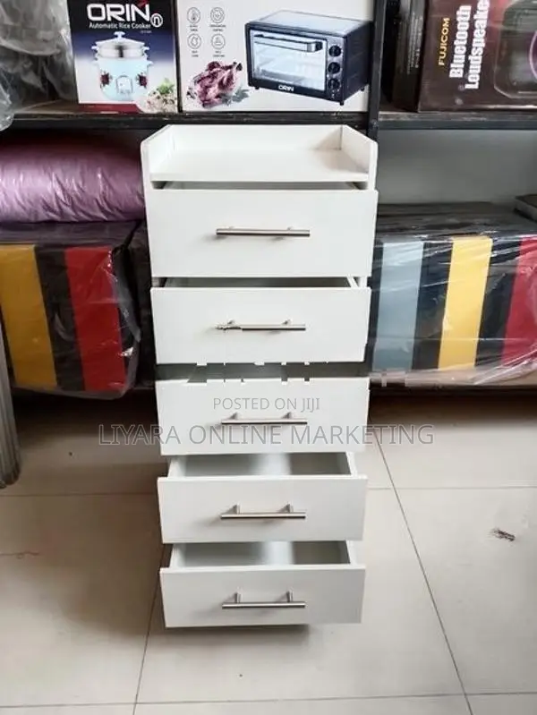 Melamine 5 Drawer Set.