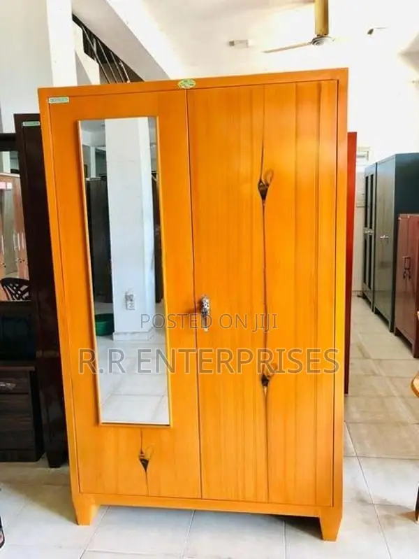New 6*4 Ft Steel Cloth Cupboard With Mirror .