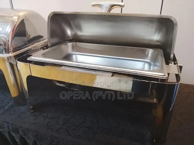 Roller-Top Chafing Dish without Glass