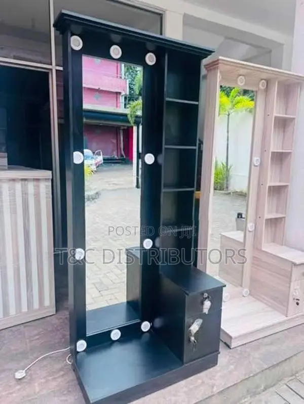 Black Saree Dressing Table