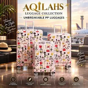 Unbreakable PP Luggage Bags sets