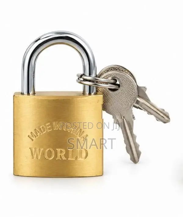 World Polished Brass Padlock- 25MM