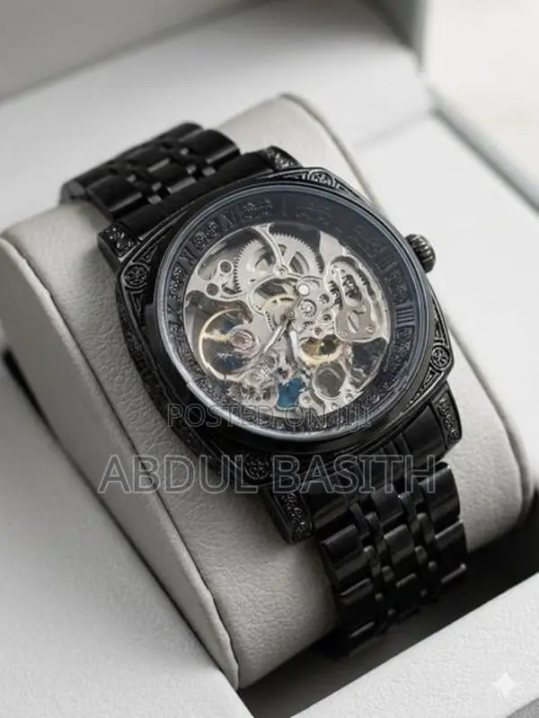 Automatic Stainless Steel Strap Watch For Men