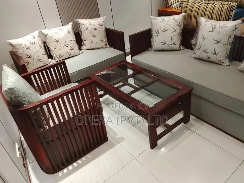 Modern Sofa Set – Home එකට Elegant Look එකක්