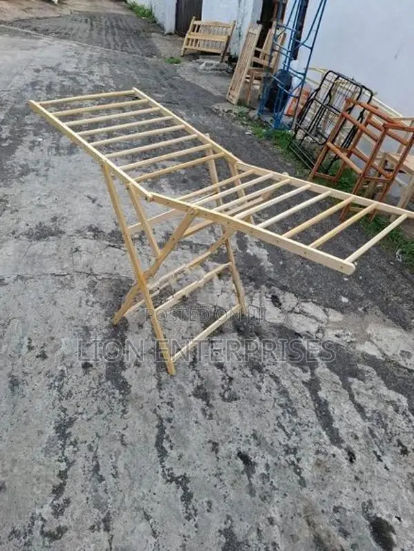 Wooden cloth racks