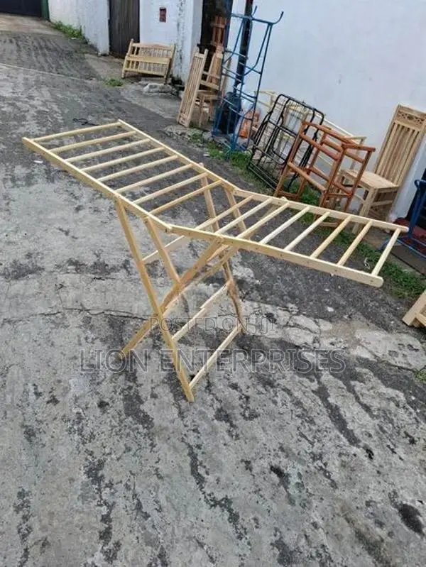 Wooden cloth racks