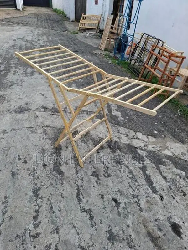 Wooden cloth racks