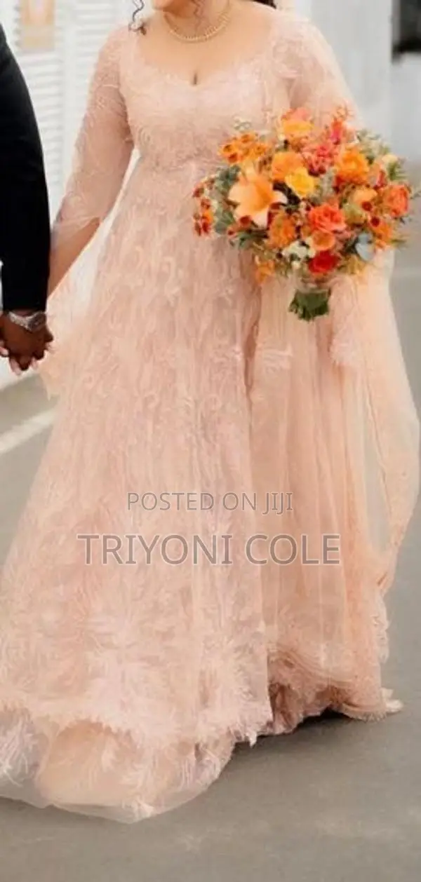 Elegant Peach Bridal Lehenga