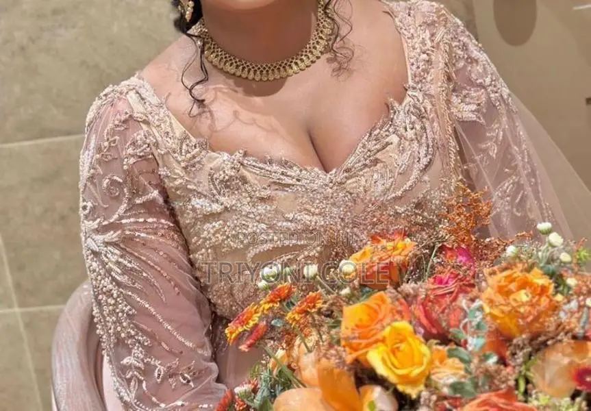 Elegant Peach Bridal Lehenga