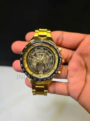 Luxury Mens Automatic Watch Gold