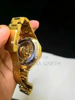 Luxury Mens Automatic Watch Gold