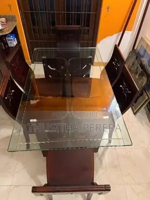 Used Dining Table with 6 Chairs