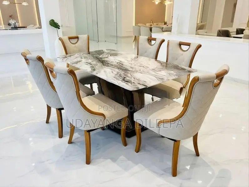 Luxury Dining Table with Chairs