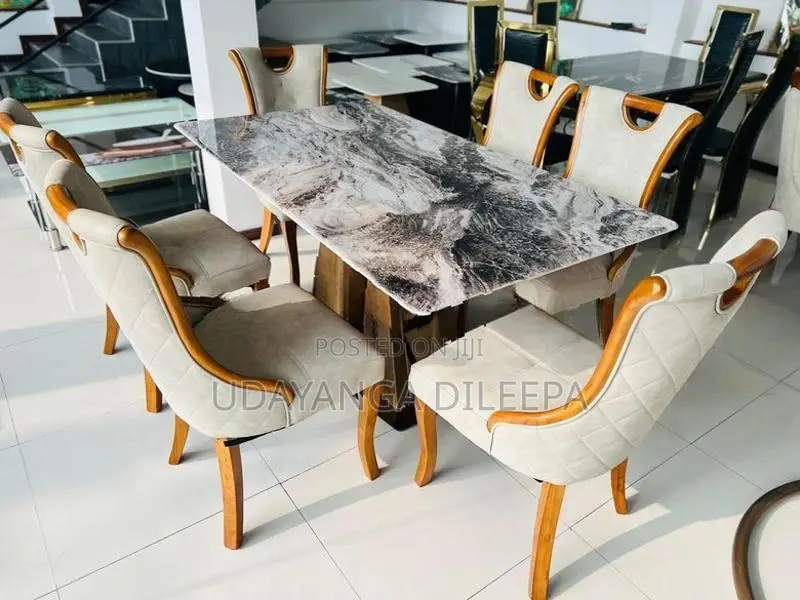 Luxury Dining Table with Chairs