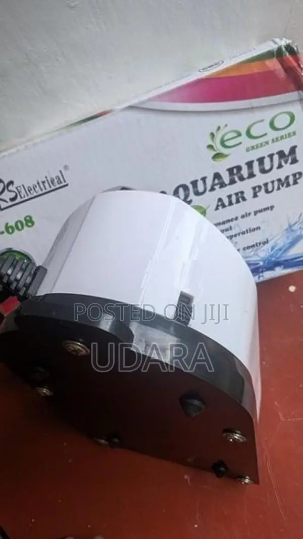 RS Electrical RS-608 Aquarium Air Pump – 5W, Double Outlet, 3.5 L/Min
