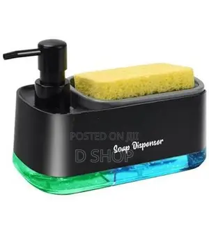 Soap Liquid Dispenser & Sponge Caddy