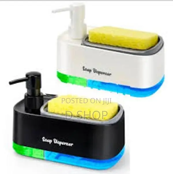 Soap Liquid Dispenser & Sponge Caddy