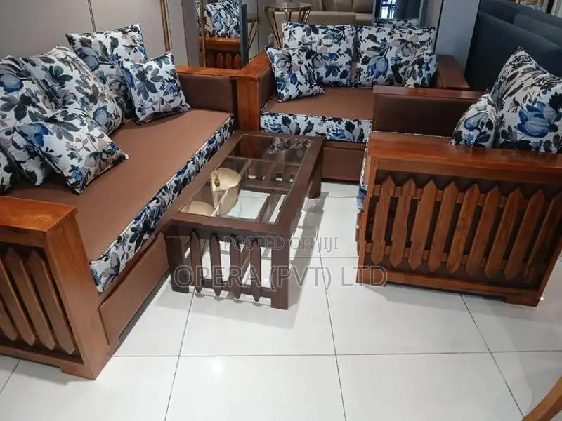 Box Teak Sofa Set
