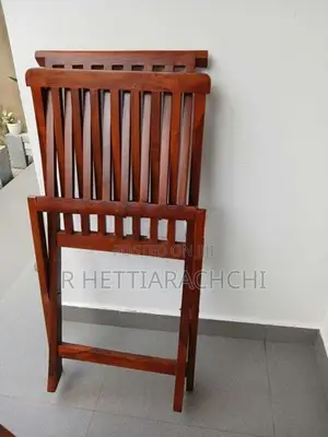 Teak Folding Chairs ( 4 )