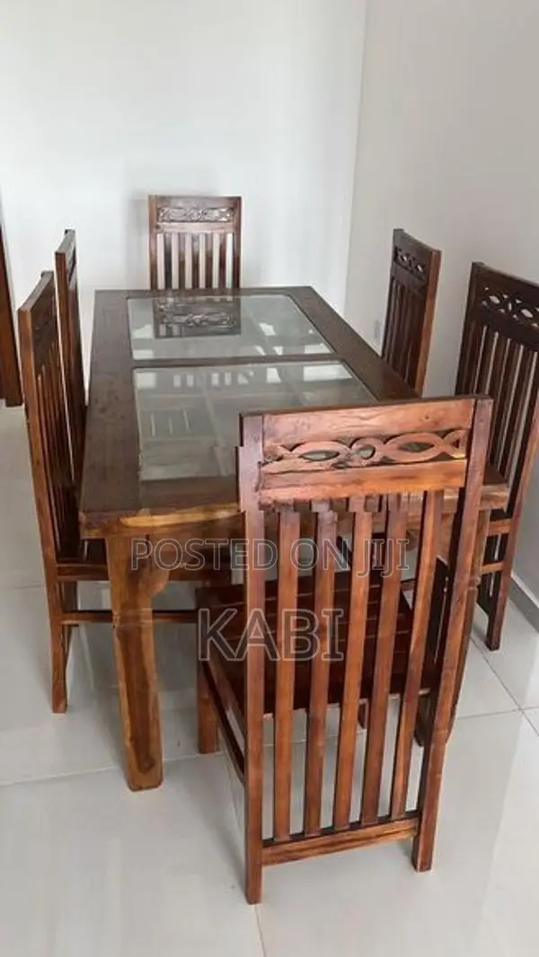 Arpico Brand-New Teak Wood Dining Table Set