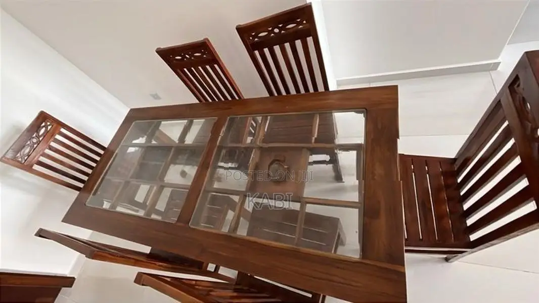 Arpico Brand-New Teak Wood Dining Table Set