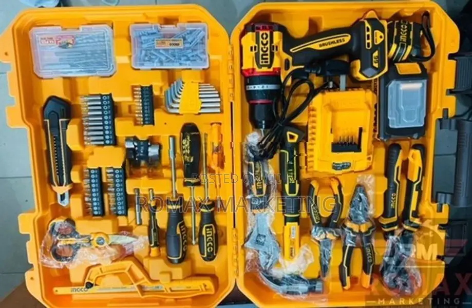 Ingco 20V 166PCS Cordless Tool Set