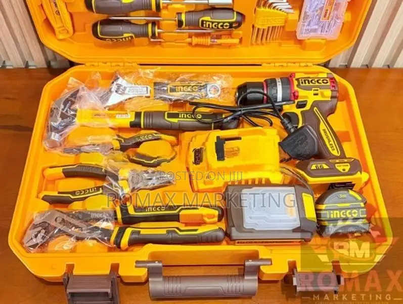 Ingco 20V 166PCS Cordless Tool Set
