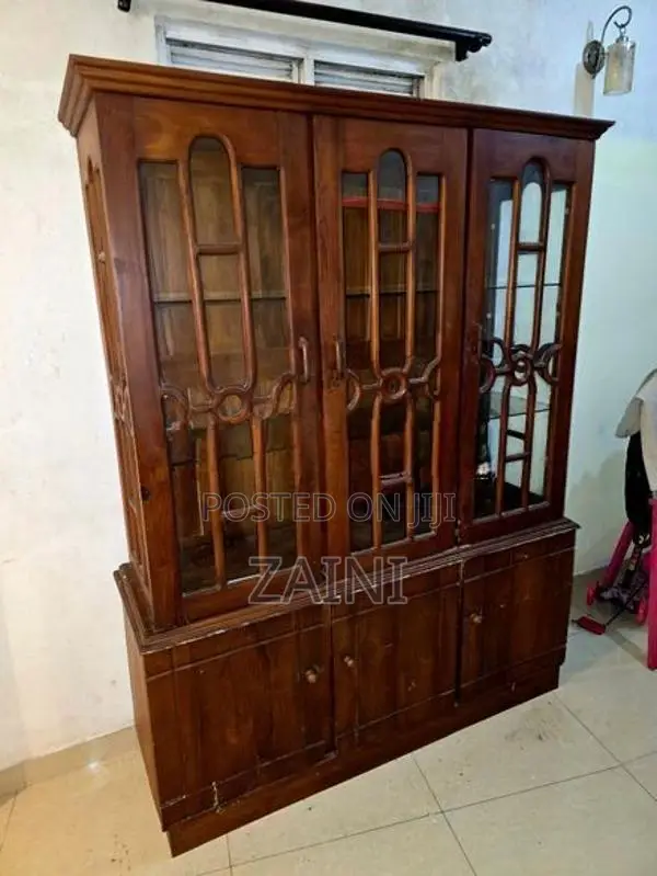 Teak Display Cupboard