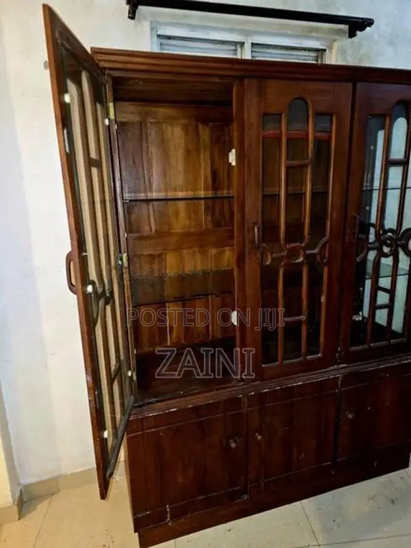 Teak Display Cupboard