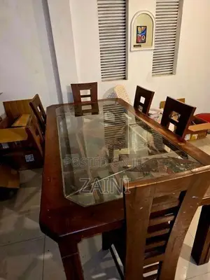 Teak 6 Chair Table