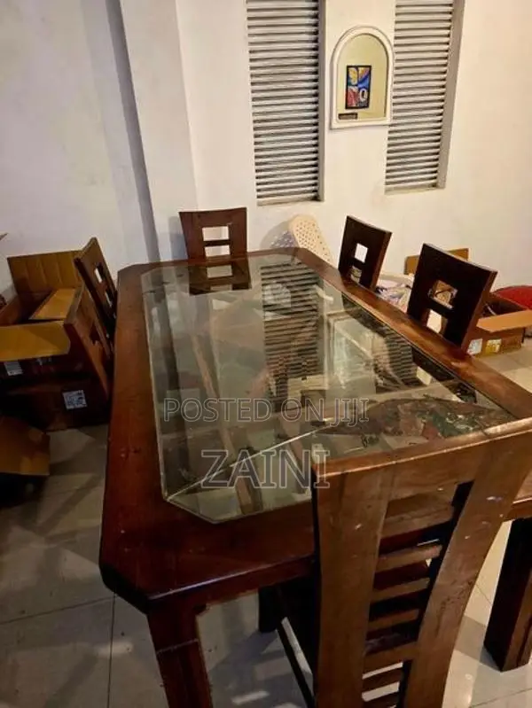 Teak 6 Chair Table