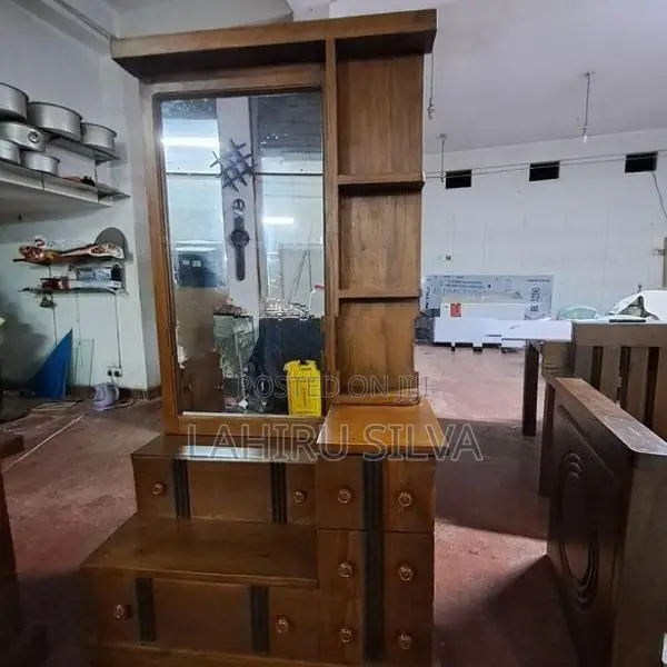 Teak Mirror Table