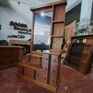 Teak Mirror Table