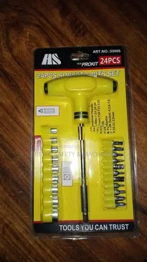 HS NEW PROKIT 24-Piece Socket & Bits Set – HERMAN HT 1543