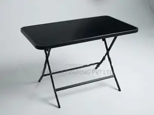 Brand New Modern Glass Top Folding Table