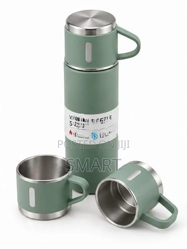 Stainless Steel Vaccum Flask Set- 500ML