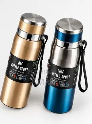 Stainless Steel Thermos Vacuum Cup Water Bottle - 1000ML ( SUS316 )