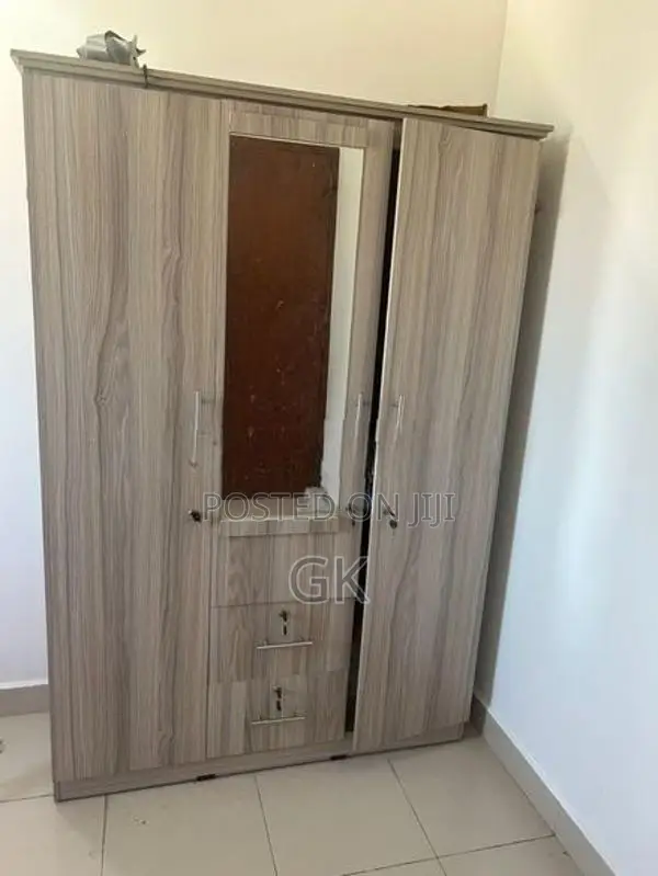 Melamine 3 Door Cupboard Wardrobe Large