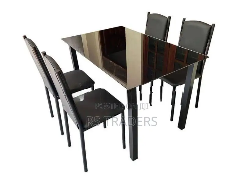 Dining Table With Chairs Black