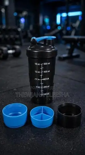 Protein Shaker Bottle 500ml - Water Sports