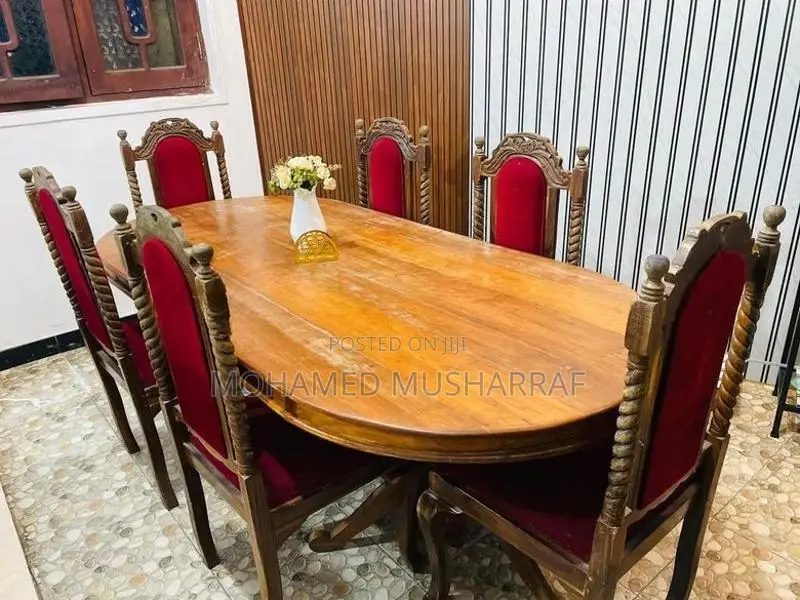 Teak Table 6 Chairs