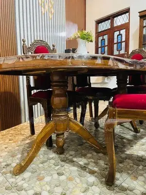 Teak Table 6 Chairs