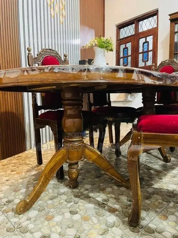 Teak Table 6 Chairs