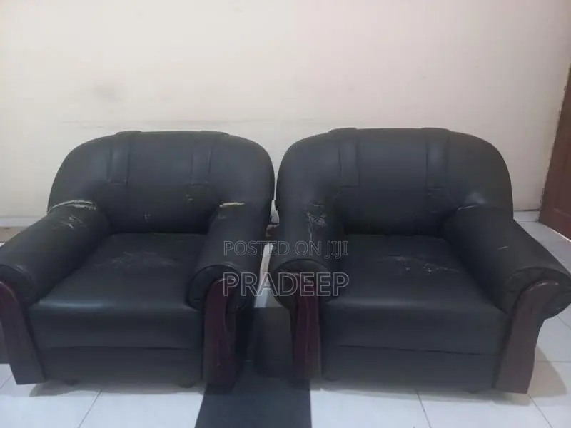 Damro Leather Sofa Set