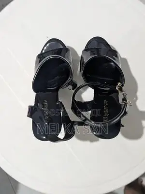 Black 6-Inch High Heels – Size 37