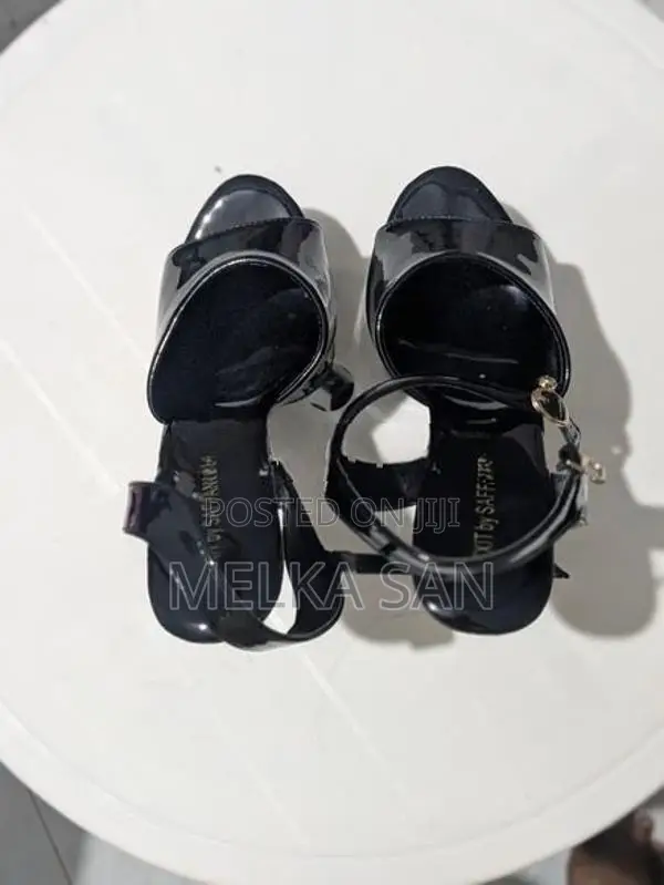 Black 6-Inch High Heels – Size 37