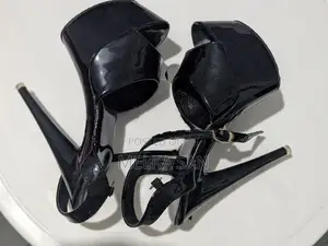 Black 6-Inch High Heels – Size 37
